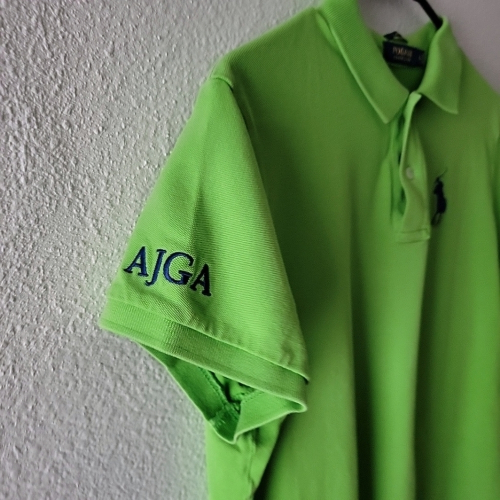 Polo Ralph Lauren Golf Top Blue Pony Size Large - Picture 6 of 8